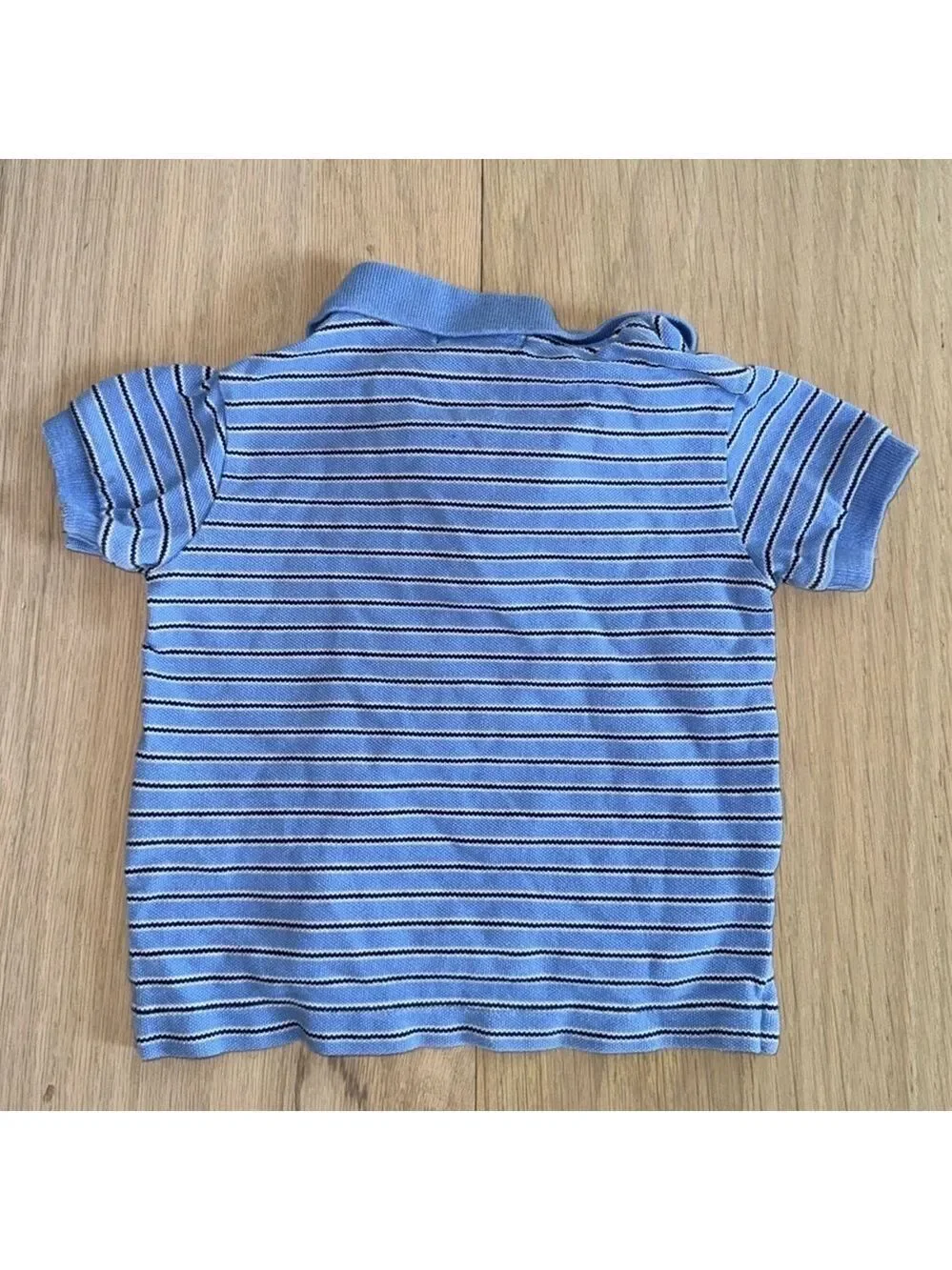 Polo by Ralph Lauren Blue Striped Collared Shirt With Buttons Size Boys 12M